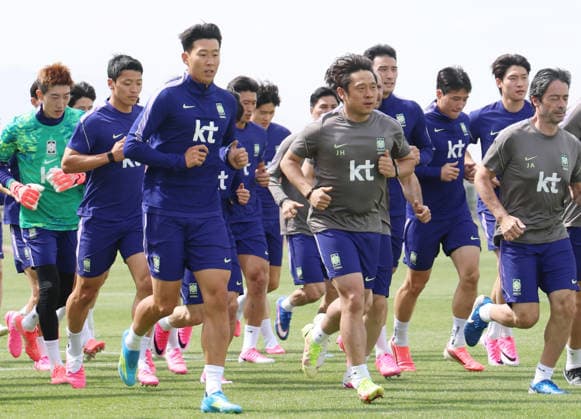 Football, FIFA World Cup 2026, South Korea national team training