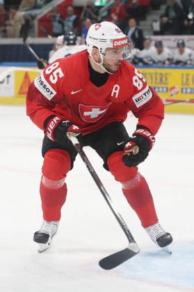 26 05 2026 Swiss Life Arena Zurich , SWITZERLAND, Mens Ice Hockey IIHF World Championship Zurich 2026 Group A SUI FIN Sven Andrighetto SUI