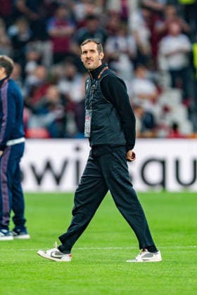 20 05 2026, SC Freiburg vs Aston Villa, UEFA Europa League Final, Final Matchday Julian Schuster SC Freiburg, Head Coach before kick-off Copyright: xBahhoxKarax