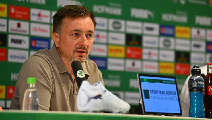 27 05 2026 SpVgg Greuther Fürth Fuerth Media event Press event Presentation of new Managing Director Sport Daniel Meyer Managing Director Sport SpVgg Greuther Fürth