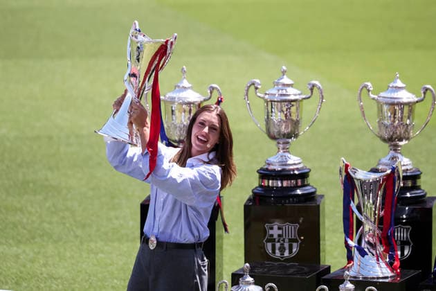 May 27, 2026, Barcelona, Barcelona, SPAIN: Alexia Putellas during her departure as player of FC Barcelona, Barca a Spotify Camp Nou stadium on May 27, 2026 in Barcelona, Spain. Barcelona SPAIN - ZUMAa181 20260527_zaa_a181_027 Copyright: xJavierxBorregox