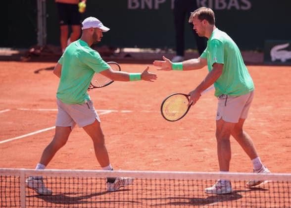 Kevin Krawietz, Tim Puetz Cap , Men Doubles, Men s Doubles Tennis French Open 2026 Roland Garros Paris France 27 May 2026 Copyright: xJuergenxHasenkopfx