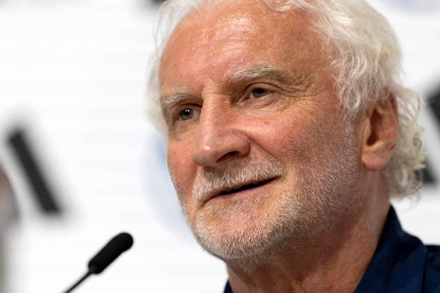 27 05 2026, Football DFB national team Germany, training camp before the World Cup, kick-off press conference in the HALFTIME media center at ADIDAS, in Herzogenaurach Sports Director Rudi Völler Germany