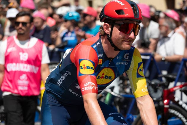 CYCLING - Giro d Italia - Stage 17 - Cassano d Adda - Andalo Photo by IPA ABACAPRESS.COM85111472 - Simone Consonni, Lidl-Trek during the 17th stage of Giro d Italia 2026 starting in Cassano d Adda(Milano), Italy, on may 27, 2026 Andalo Italy  Copyright: xIPAxSport ABACAx