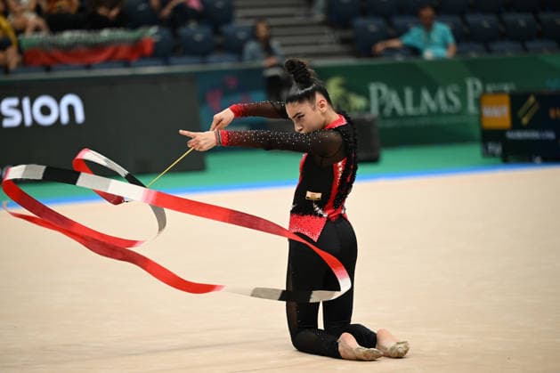 IPA85112404 - EChVARNA captured at Palace of Culture and Sports, Varna on 27.May.2026 by Filippo Tomasi Photography during European Championships in Rhythmic gymnastics, Rhythmische Sportgymnastik, RSG Gymnastics in Varna, Bulgaria, May 27 2026  Copyright: xFilippoxTomasi IPAxSportx xx 85112404