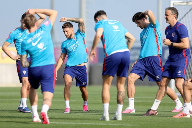 Football, Croatia national team, Training