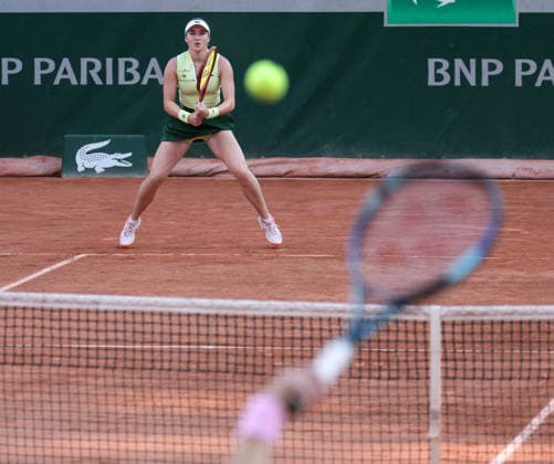 Eva Lys GER , Ladies Singles, Ladies Singles Tennis French Open 2026 Roland Garros Paris France 27 May 2026 Copyright: xJuergenxHasenkopfx