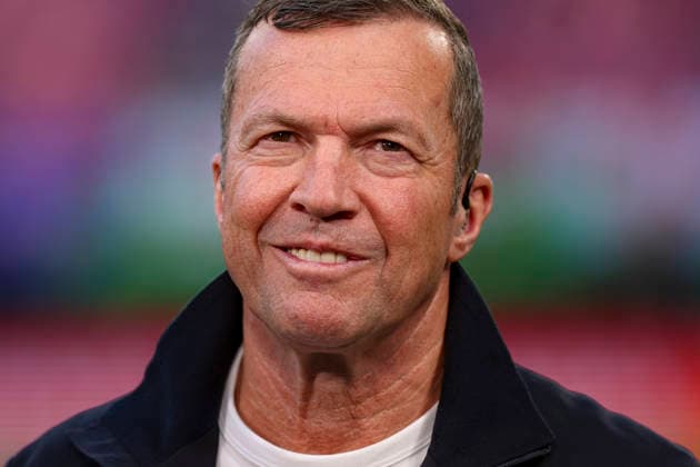 27 05 2026, EUR, Football, Men, Conference League Final, Season 2025 2026, Crytsal Palace F C Rayo Vallecano de Madrid Lothar Matthäus smiles, laughs Leipzig Leipzig Stadium Saxony Germany Copyright: xAdrianxSchlüterx