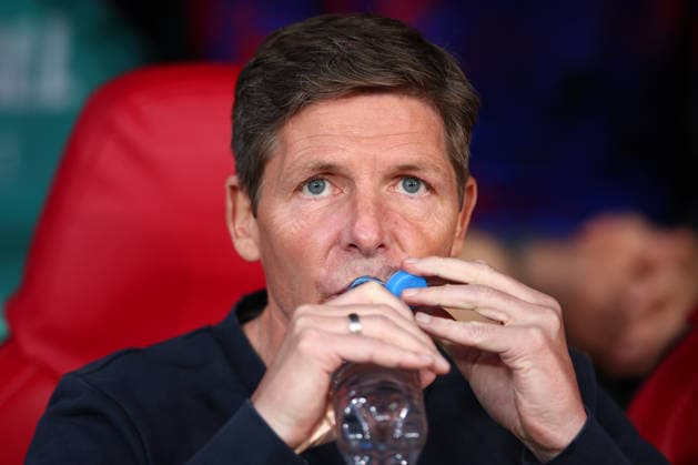 UEFA Conference League Final: Crystal Palace v Rayo Vallecano LEIPZIG, GERMANY - 27th May 2026: Crystal Palace manager Oliver Glasner looks on during the UEFA Conference League Final match between Crystal Palace FC and Rayo Vallecano de Madrid at the Red Bull Arena Leipzig Red Bull Arena Germany Copyright: xCraigxMercerx xPeakxActionxPhotosx