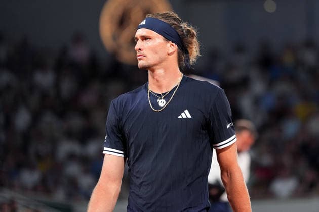 2026-05-27 2026 French Open - Day Four PARIS, FRANCE - MAY 27: Alexander Zverev of Germany during Day Four of the 2026 French Open at Roland Garros on May 27, 2026 in Paris, France. (Photo by Marleen Fouchier BSR Agency) Paris France Content not available for redistribution in The Netherlands directly or indirectly through any third parties. Copyright: xBSRxAgencyx