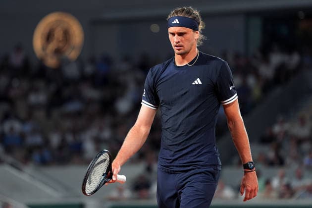 2026-05-27 2026 French Open - Day Four PARIS, FRANCE - MAY 27: Alexander Zverev of Germany during Day Four of the 2026 French Open at Roland Garros on May 27, 2026 in Paris, France. (Photo by Marleen Fouchier BSR Agency) Paris France Content not available for redistribution in The Netherlands directly or indirectly through any third parties. Copyright: xBSRxAgencyx