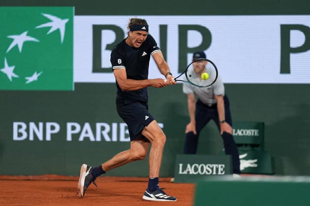 2026-05-27 2026 French Open - Day Four PARIS, FRANCE - MAY 27: Alexander Zverev of Germany during Day Four of the 2026 French Open at Roland Garros on May 27, 2026 in Paris, France. (Photo by Marleen Fouchier BSR Agency) Paris France Content not available for redistribution in The Netherlands directly or indirectly through any third parties. Copyright: xBSRxAgencyx