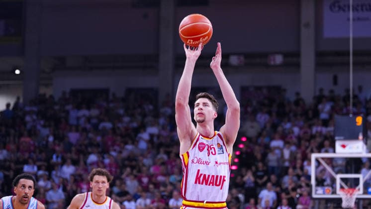 27 05 2026, xydrx, Basketball, easyCredit Basketball Bundesliga, Playoffs, Quarterfinals Game 5, Telekom Baskets Bonn Fitness First Wuerzburg Baskets, Telekom Dome Bonn Alen Pjanic Fitness First Wuerzburg Baskets, 35 Copyright: HMBxMedia YannisxDreimann