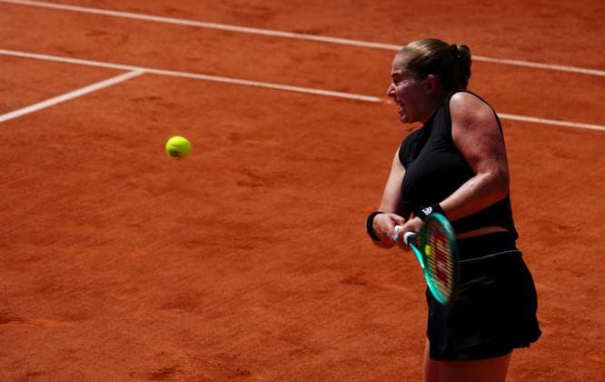Jelena Ostapenko French Open Tennis, Day Four, Tennis, Roland Garros, Paris, France - 27 May 2026Paris Roland Garros France EDITORIAL USE ONLY No use with unauthorised audio, video, data, fixture lists, club league logos or live services. Online in-match use limited to 120 images, no video emulation. No use in betting, games or single club league player publications. Copyright: xJavierxGarcia Shutterstockx 16898261gk