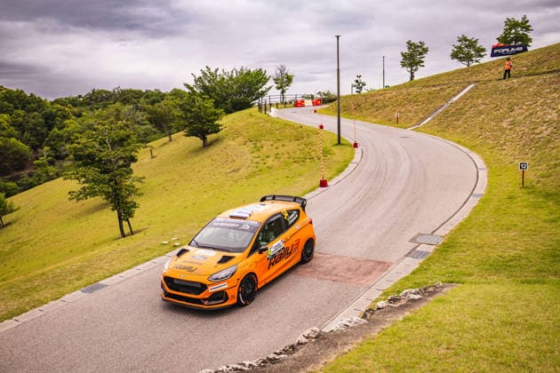 AUTO - WRC, Motorsport Rallye, WM - RALLY JAPAN 2026 34 Georgios VASILAKIS, Allan HARRYMAN, Ford Fiesta Rally3, action during the 2026 Rally Japan, 7th round of the 2026 FIA WRC World Rally Car Championship, from May 28 to 30, 2026 at Toyota, Aichi, Japan - ToyotaJapan  Copyright: xNikosxKatikisx