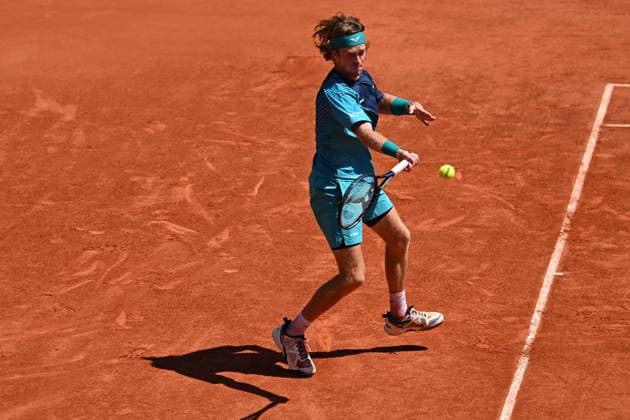 2026 French Open - Andrey Rublev Andrey Rublev (RUS) during his second round match at the 2026 Roland Garros French Tennis open tournament in Paris, France, on May 27, 2026. Photo by Corinne Dubreuil ABACAPRESS.COM Paris France  Copyright: xDubreuilxCorinne ABACAx