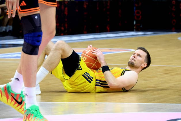 DEU, easyCredit BBL, ALBA vs Rasta Vechta, 27 05 2026, Uber Arena, Berlin, DEU, easyCredit BBL, ALBA vs Rasta Vechta, in the picture Martin Hermannsson ALBA Berlin 15 nordphotoxGmbHx xEngler nph00076