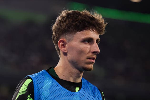 Jesper Lindström VfL Wolfsburg,19 First leg relegation 2026, 1 Football Bundesliga season 2025 2026 VfL Wolfsburg vs SC Paderborn at the Volkswagen Arena in Wolfsburg Football,Germany,Man,Men,21 05 2026