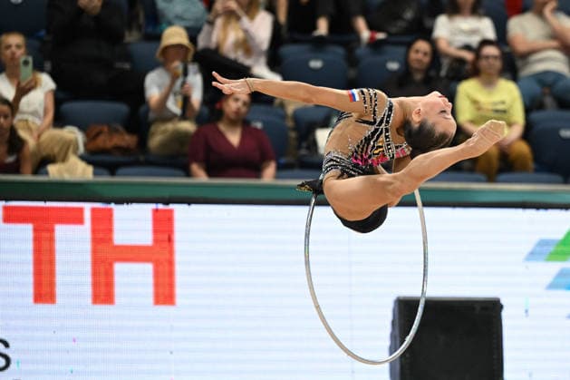 IPA85129875 - ILTERIAKOVA Sofiia (RUS) during European Championships in Rhythmic gymnastics, Rhythmische Sportgymnastik, RSG Gymnastics in Varna, Bulgaria, May 28 2026  Copyright: xFilippoxTomasi IPAxSportx xx 85129875