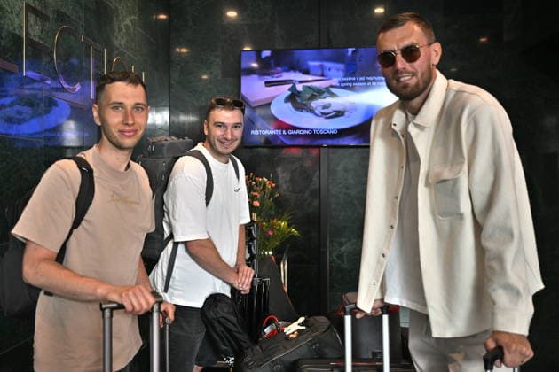 Czech national football team meeting prior to the World Cup in Prague, Czech Republic, May 28, 2026.At right is forward Tomas Chory. (CTKxPhoto MichaelaxRihova) CTKPhotoP2026052803204  CTKPhotoP2026052803204