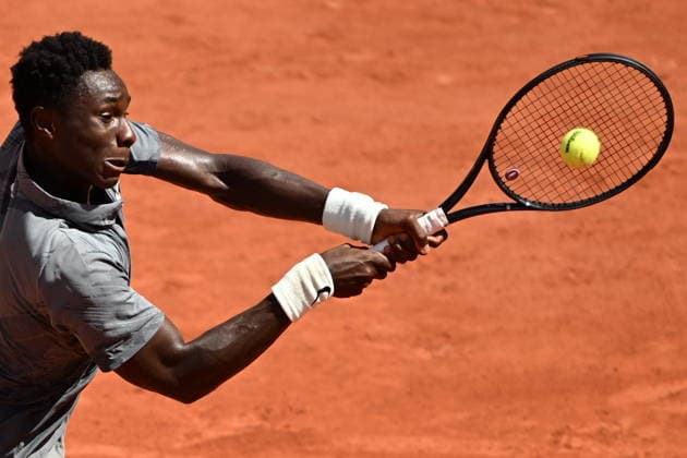 2026 French Open (Roland-Garros) - Day 5 PARIS, FRANCE - MAY 28: Adolfo Daniel Vallejo (not seen) of Paraguay competes against Moise Kouame of France during the men s singles second round on day five of the 2026 French Open in Paris, France on May 28, 2026. Burak Akbulut Anadolu Paris France. Editorial use only. Please get in touch for any other usage.  Copyright: x2026xAnadoluxBurakxAkbulutx