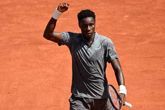 2026 French Open (Roland-Garros) - Day 5 PARIS, FRANCE - MAY 28: Adolfo Daniel Vallejo (not seen) of Paraguay competes against Moise Kouame of France during the men s singles second round on day five of the 2026 French Open in Paris, France on May 28, 2026. Burak Akbulut Anadolu Paris France. Editorial use only. Please get in touch for any other usage.  Copyright: x2026xAnadoluxBurakxAkbulutx