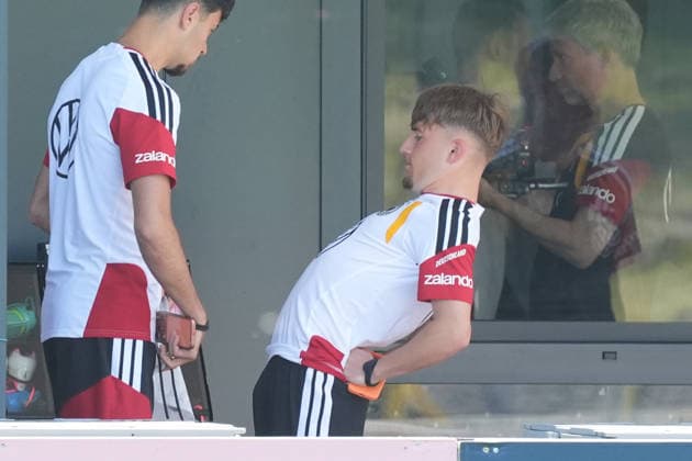 Lennart Karl (Deutschland Germany) - Herzo Base 28.05.2026: Deutsche Nationalmannschaft, Trainingslager zur WM-Vorbereitung, Home Ground, HerzoBase, World of Adidas, Herzogenaurach