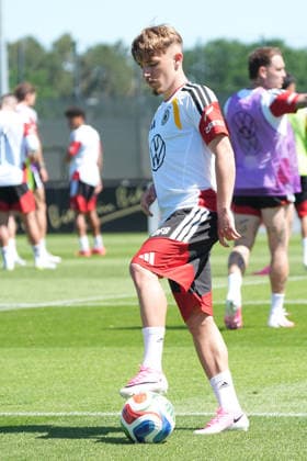 Lennart Karl Germany Germany Herzo Base 28 05 2026 German national team, training camp for World Cup preparation, Home Ground, HerzoBase, World of Adidas, Herzogenaurach