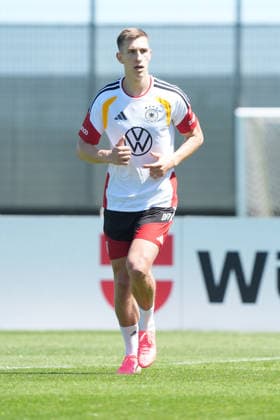 Nico Schlotterbeck Germany Germany Herzo Base 28 05 2026 German national team, training camp for World Cup preparation, Home Ground, HerzoBase, World of Adidas, Herzogenaurach