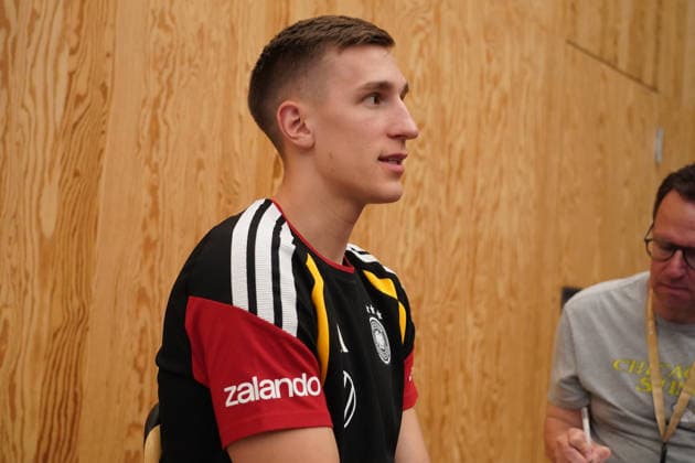 Nico Schlotterbeck Germany Germany Herzo Base 28 05 2026 German national team, training camp for World Cup preparation, Home Ground, HerzoBase, World of Adidas, Herzogenaurach