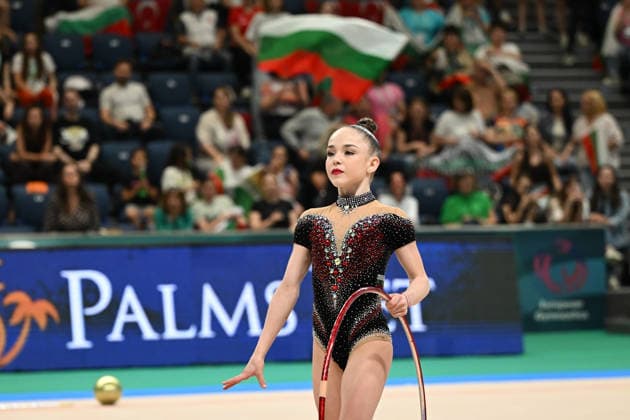 IPA85135961 - NIKOLOVA Stiliana (BUL) during European Championships in Rhythmic gymnastics, Rhythmische Sportgymnastik, RSG Gymnastics in Varna, Bulgaria, May 28 2026  Copyright: xFilippoxTomasi IPAxSportx xx 85135961