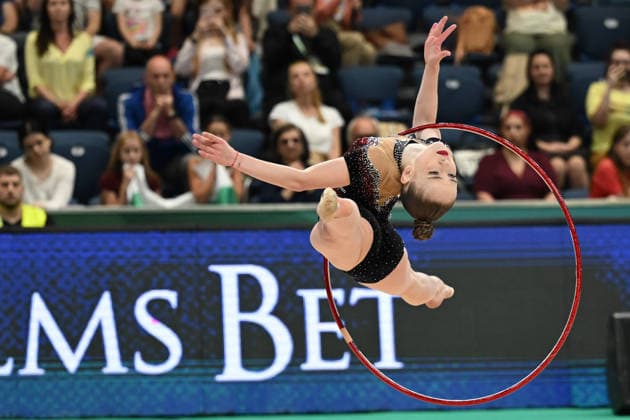 IPA85135964 - NIKOLOVA Stiliana (BUL) during European Championships in Rhythmic gymnastics, Rhythmische Sportgymnastik, RSG Gymnastics in Varna, Bulgaria, May 28 2026  Copyright: xFilippoxTomasi IPAxSportx xx 85135964