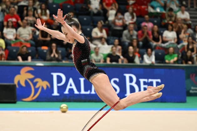 IPA85135965 - NIKOLOVA Stiliana (BUL) during European Championships in Rhythmic gymnastics, Rhythmische Sportgymnastik, RSG Gymnastics in Varna, Bulgaria, May 28 2026  Copyright: xFilippoxTomasi IPAxSportx xx 85135965
