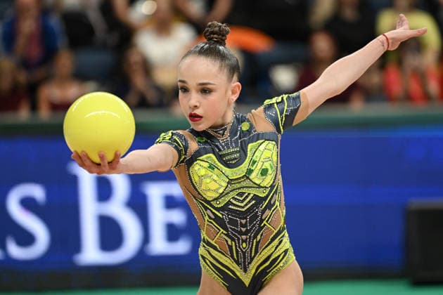 IPA85135968 - NIKOLOVA Stiliana (BUL) during European Championships in Rhythmic gymnastics, Rhythmische Sportgymnastik, RSG Gymnastics in Varna, Bulgaria, May 28 2026  Copyright: xFilippoxTomasi IPAxSportx xx 85135968