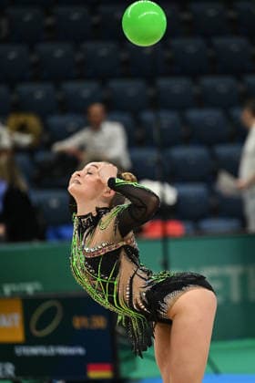 IPA85138699 - DRAGAS Tara (ITA) during European Championships in Rhythmic gymnastics, Rhythmische Sportgymnastik, RSG Gymnastics in Varna, Bulgaria, May 28 2026  Copyright: xFilippoxTomasi IPAxSportx xx 85138699