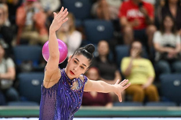IPA85138704 - RAFFAELI Sofia (ITA) during European Championships in Rhythmic gymnastics, Rhythmische Sportgymnastik, RSG Gymnastics in Varna, Bulgaria, May 28 2026  Copyright: xFilippoxTomasi IPAxSportx xx 85138704