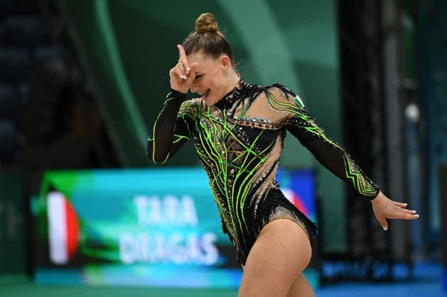 OTHER - Gymnastics - European Championships in Rhythmic gymnastics, Rhythmische Sportgymnastik, RSG Photo by IPA ABACAPRESS.COM85138709 - DRAGAS Tara (ITA) during European Championships in Rhythmic Gymnastics, Gymnastics in Varna, Bulgaria, May 28 2026 Varna Bulgaria  Copyright: xIPAxSport ABACAx