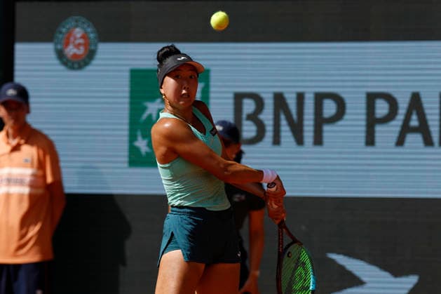 May 28, 2026, Paris, Paris, France: Ann LI (USA) in action during the tennis Grand Slam of Roland Garros 2026, at Roland Garros Stadium - on May 28 2026 .Paris - France Tennis Grand Slam Of Roland Garros 2026  - ZUMAb253 20260528_zsp_b253_130 Copyright: xLoicxBaratouxx