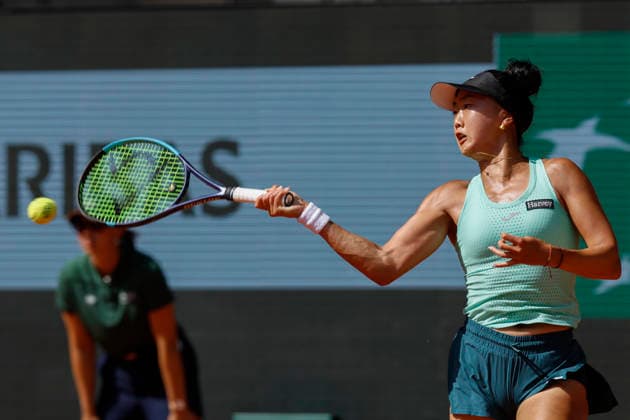 May 28, 2026, Paris, Paris, France: Ann LI (USA) in action during the tennis Grand Slam of Roland Garros 2026, at Roland Garros Stadium - on May 28 2026 .Paris - France Tennis Grand Slam Of Roland Garros 2026  - ZUMAb253 20260528_zsp_b253_131 Copyright: xLoicxBaratouxx