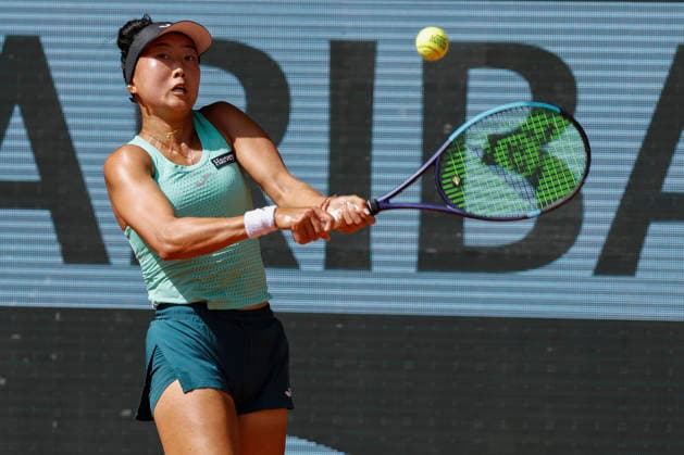 May 28, 2026, Paris, Paris, France: Ann LI (USA) in action during the tennis Grand Slam of Roland Garros 2026, at Roland Garros Stadium - on May 28 2026 .Paris - France Tennis Grand Slam Of Roland Garros 2026  - ZUMAb253 20260528_zsp_b253_132 Copyright: xLoicxBaratouxx