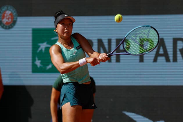 May 28, 2026, Paris, Paris, France: Ann LI (USA) in action during the tennis Grand Slam of Roland Garros 2026, at Roland Garros Stadium - on May 28 2026 .Paris - France Tennis Grand Slam Of Roland Garros 2026  - ZUMAb253 20260528_zsp_b253_134 Copyright: xLoicxBaratouxx