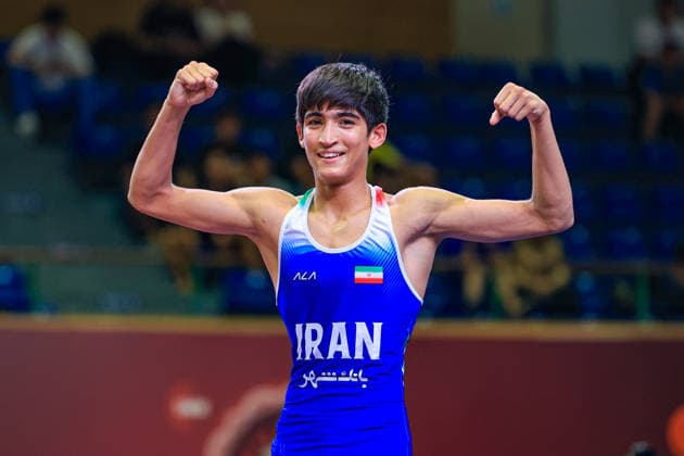 U17 Wrestling Asian Championships 45kg GR Armin Amin Esmaeili IRI Copyright: xAmirrezaxAliasgarix xUnitedxWorlx Kadir Caliskan United World Wr
