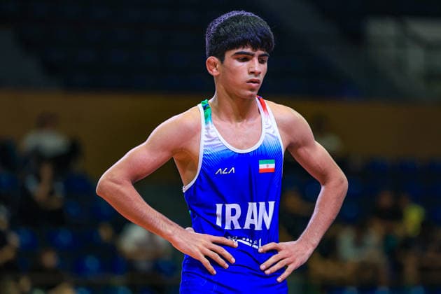 U17 Wrestling Asian Championships 48kg GR Ali Morteza Esmaeili Leivesi IRI Copyright: xAmirrezaxAliasgarix xUnitedxWorlx Kadir Caliskan United World Wr