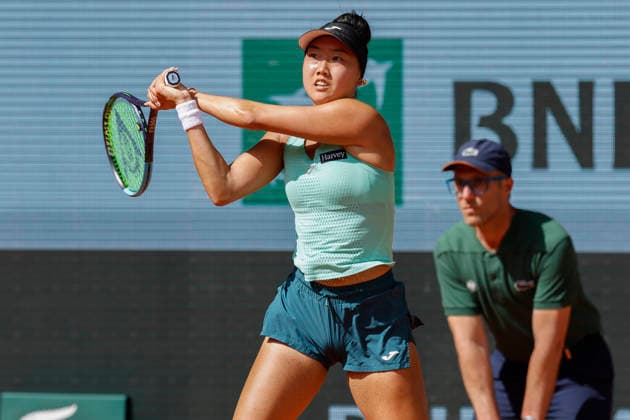 May 28, 2026, Paris, Paris, France: Ann LI (USA) in action during the tennis Grand Slam of Roland Garros 2026, at Roland Garros Stadium - on May 28 2026 .Paris - France Tennis Grand Slam Of Roland Garros 2026  - ZUMAb253 20260528_zsp_b253_156 Copyright: xLoicxBaratouxx