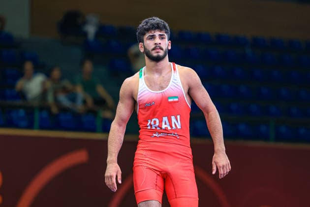 U17 Wrestling Asian Championships 60kg GR Amirreza Saeid Tahmasbpourmarzouni IRI Copyright: xAmirrezaxAliasgarix xUnitedxWorlx Kadir Caliskan United World Wr