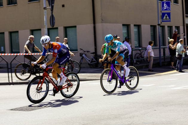 IPA85136973 - Trento ,Passage of the Giro d Italia In the photo: Passage of the Giro d Italia in Gardolo  Copyright: xAaronxGiordanix xAaronxGiordanix 85136973