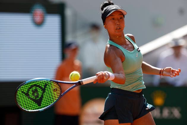 May 28, 2026, Paris, Paris, France: Ann LI (USA) in action during the tennis Grand Slam of Roland Garros 2026, at Roland Garros Stadium - on May 28 2026 .Paris - France Tennis Grand Slam Of Roland Garros 2026  - ZUMAb253 20260528_zsp_b253_162 Copyright: xLoicxBaratouxx