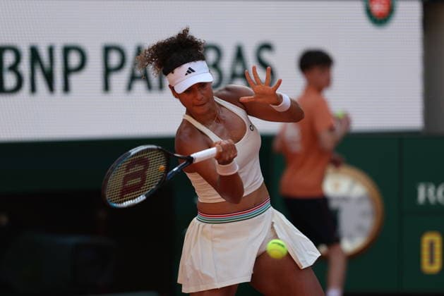 ROLAND GARROS 2026 Thierry Larret MAXPPP - PARIS (75) 28 05 2026 Thierry Larret Maxppp. Tennis. Roland Garros 2026. Internationaux de France de tennis. Stade Roland Garros, Paris (75). Le 28 Mai. Court Suzanne LENGLENN : Coco GAUFF (USA) vs Mayar SHERIF (EGY). PARIS (75) STADE ROLAND GARROS PARIS ILE DE FRANCE FRANCE  Copyright: xMAXPPPxThierryxLarretx TLR202605287701 TLR202605287701