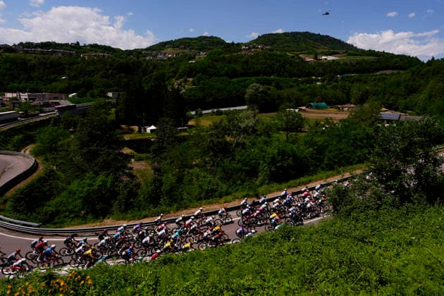 The pack riders during Stage 18 of the Giro d’Italia, from Fai della Paganella to Pieve di Soligo, Italy, Thursday, May 28, 2026.  Copyright: xFabioxFerrari LaPressex