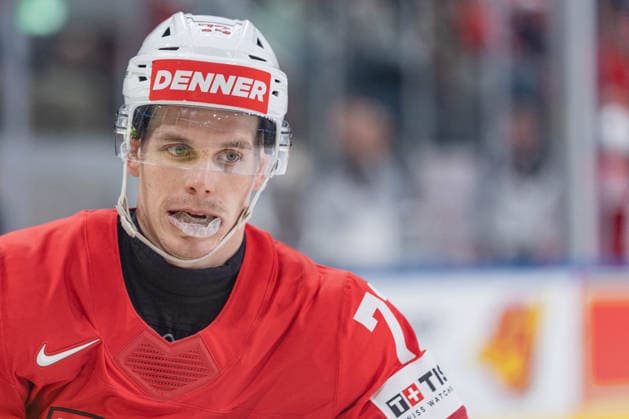 28 05 2026, Zurich, Swiss Life Arena, Ice Hockey World Championships Switzerland Sweden, 72 Dominik Egli Switzerland Zurich Swiss Life Arena Zurich Switzerland Copyright: xJustPictures.ch StefanxEmchx jp-de-StEm-DSC0011220260528